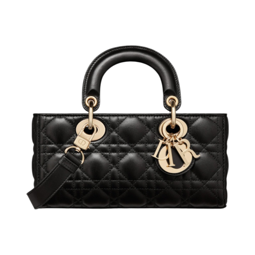 Dior Small Lady D-Joy Bag Cannage Lambskin Black