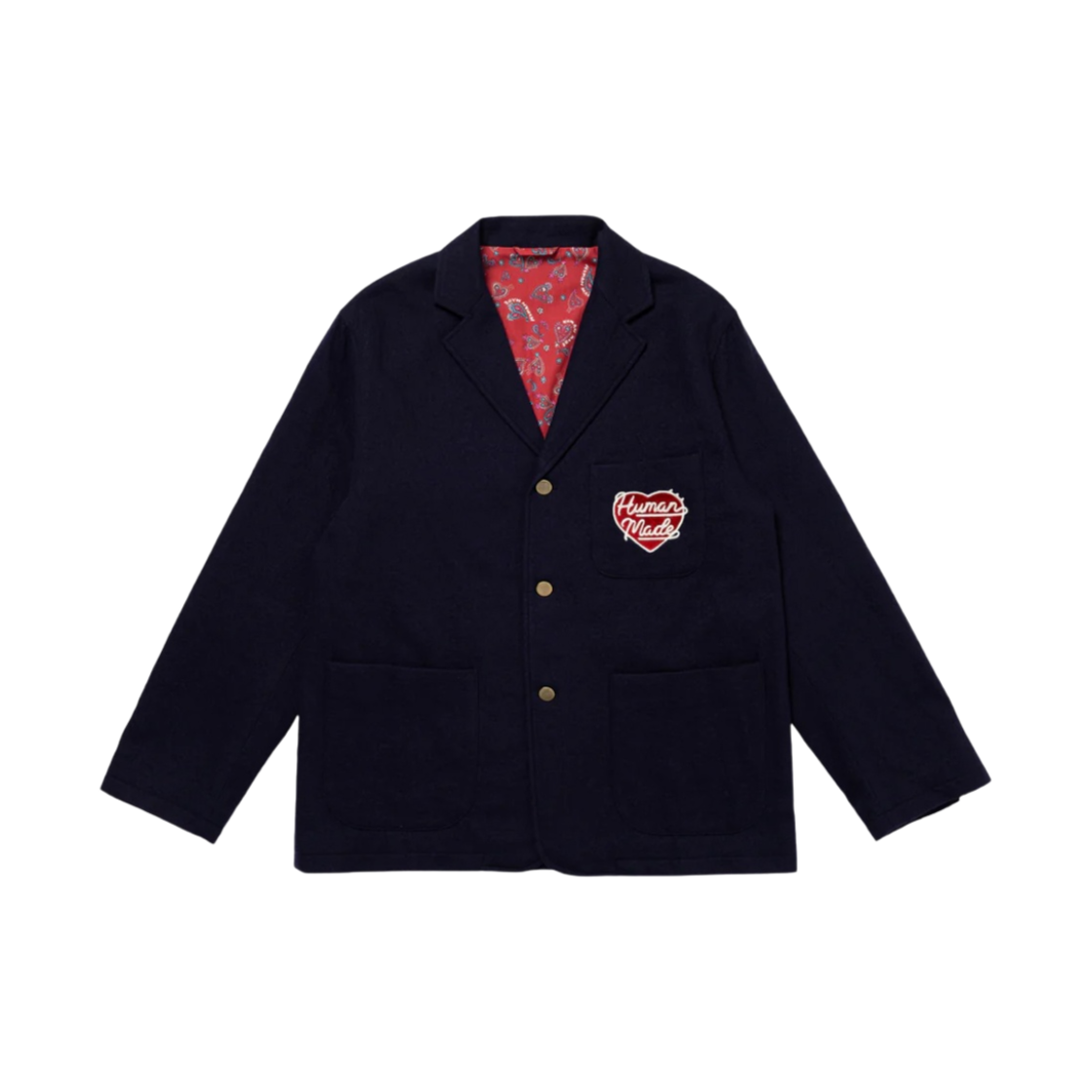 휴먼 메이드 울 블렌디드 블레이저