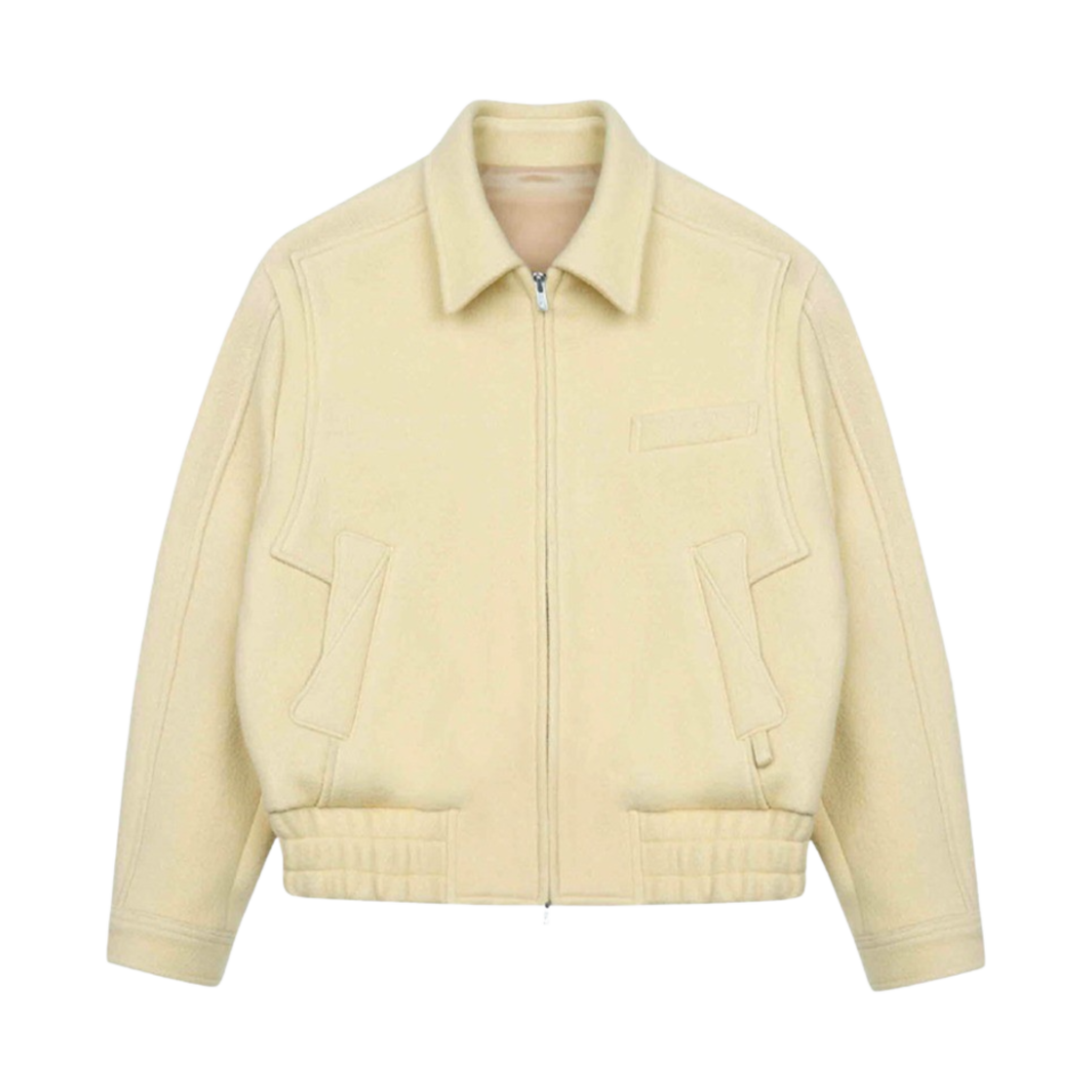 P0000CQJ [KREAM 단독] STU Layered Paneled Short Jacket Light Beige - 대표 이미지 #1