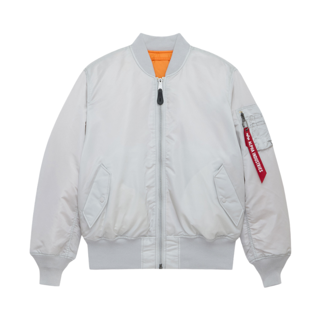 알파 인더스트리 Ma-1 플라이트 자켓 라이트 그레이(ALPHA INDUSTRIES Ma-1 Flight Jacket Light Gray)