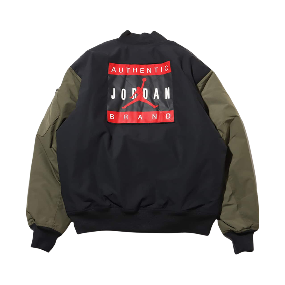 조던 에센셜 레니게이드 자켓 미디움 올리브 그린 블랙 - 아시아(Jordan Essentials Renegade Jacket Medium Olive Green Black - Asia) - 2