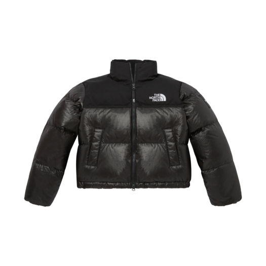 (W) The North Face White Label Novelty Nuptse Down Jacket Real Black