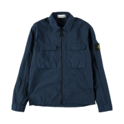 Stone Island 11102 Naslan Light Overshirt Marine Blue - 20SS