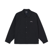 Stussy Smooth Stock Coach Jacket Black