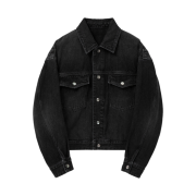 Wooyoungmi Regular Denim Jacket Black - 25SS