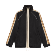 Gucci Oversize Technical Jersey Jacket Black