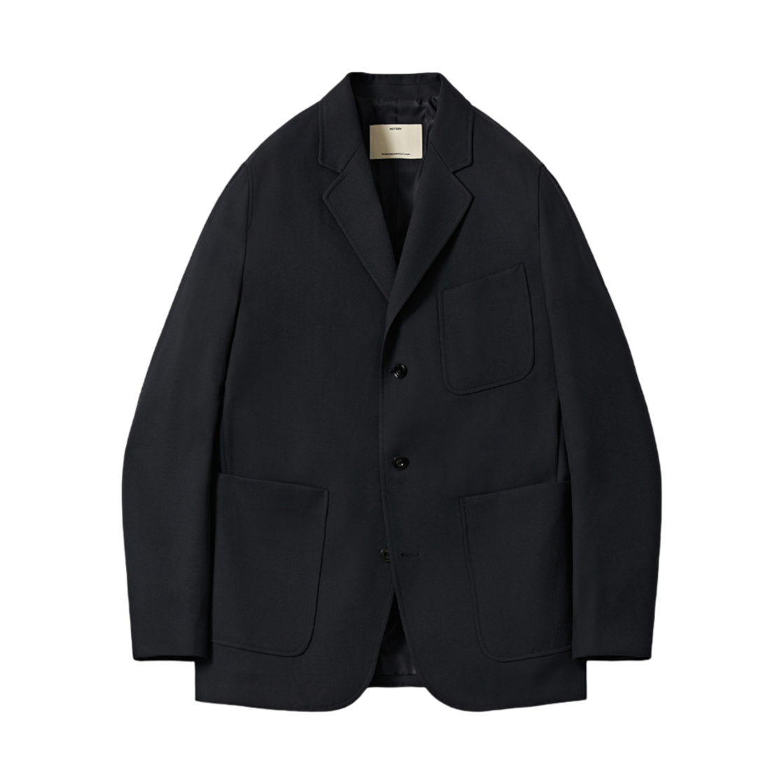 포터리 파인 울 스포츠 자켓 수페리어 울 100s 워셔블 개버딘 클로스 다크 네이비(Pottery Fine Wool Sports Jacket Superior Wool 100s Washable Gabardine Cloth Dark Navy)