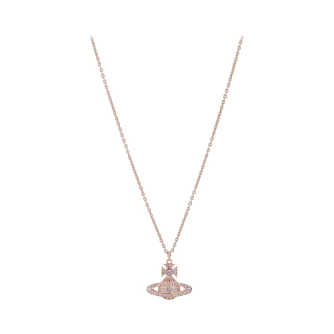비비안 웨스트우드 카르멜라 바스 릴리프 펜던트 핑크 골드(Vivienne Westwood Carmela Bas Relief Pendant Pink Gold)