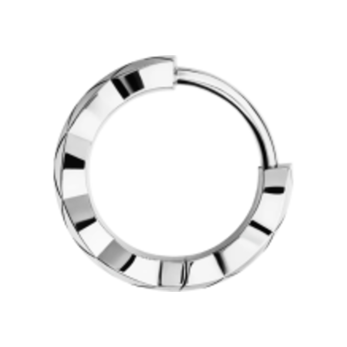 (W) 샤넬 코코 크러쉬 싱글 이어링 퀼티드 모티프 & 18K 화이트 골드((W) Chanel Coco Crush Single Earring Quilted Motif & 18K White Gold) - 3