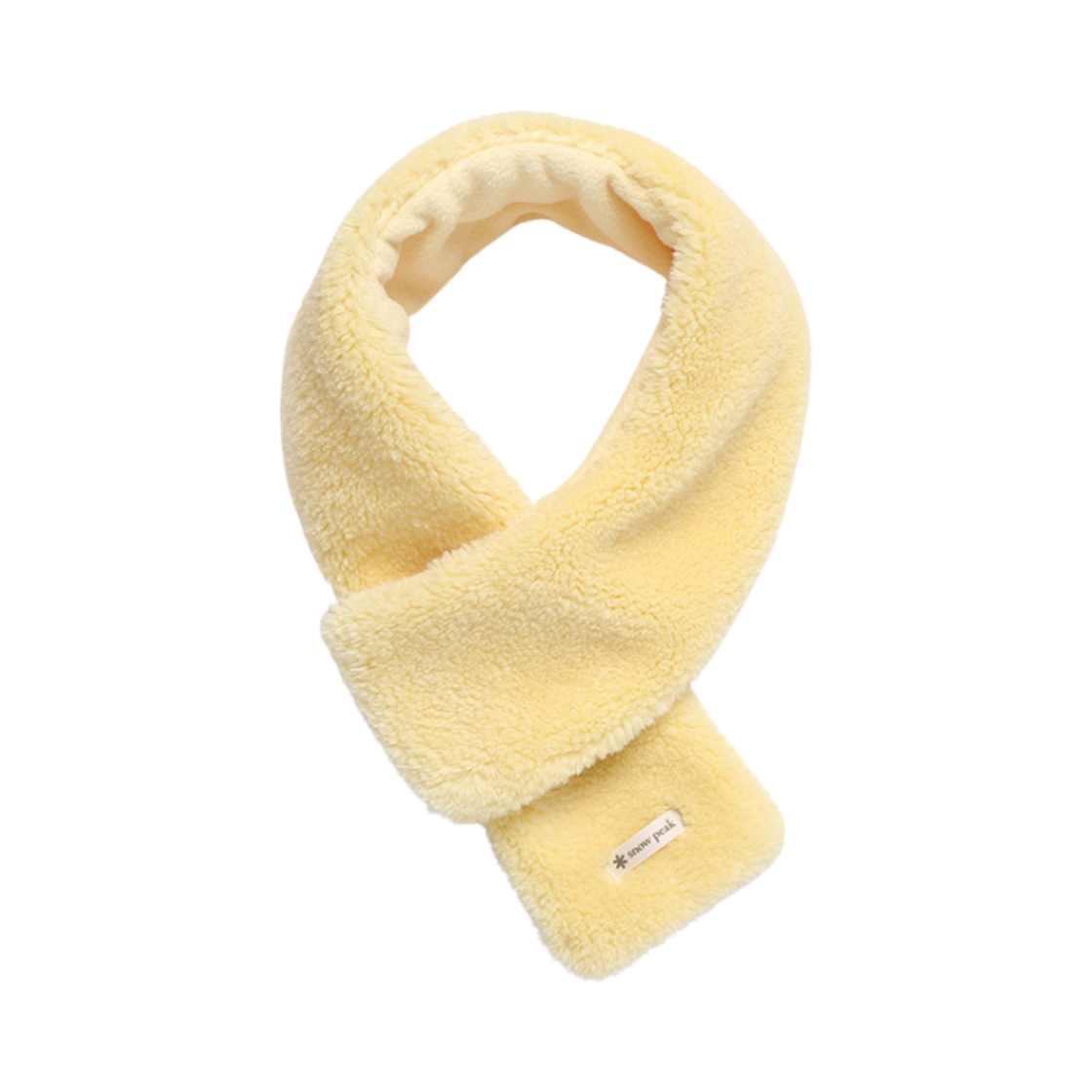 S24WWFWA02LY Snow Peak Boafleece Muffler Light Yellow