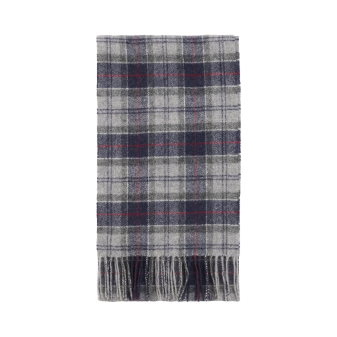 USC0001TN27 Barbour Tartan Lambswool Muffler Blue Granite