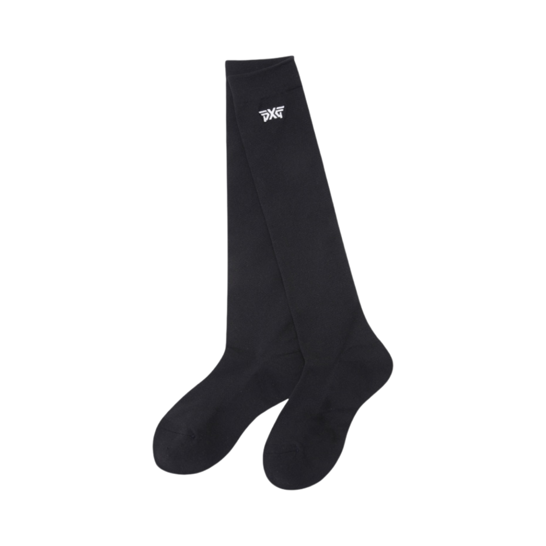 (W) 피엑스지 메쉬 텍스처 니삭스 블랙((W) PXG Mesh Texture Knee Socks Black)