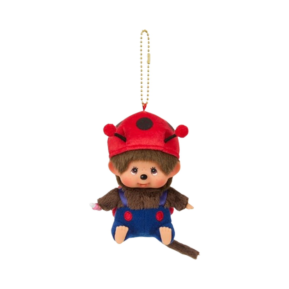 몬치치 빅헤드 SS 무당벌레 키 체인(Monchhichi Bighead SS Ladybug Key Chain)
