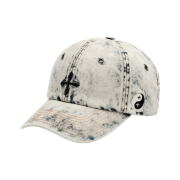 (W) SMFK Wildworld Cross Denim Cream Baseball Cap Cream