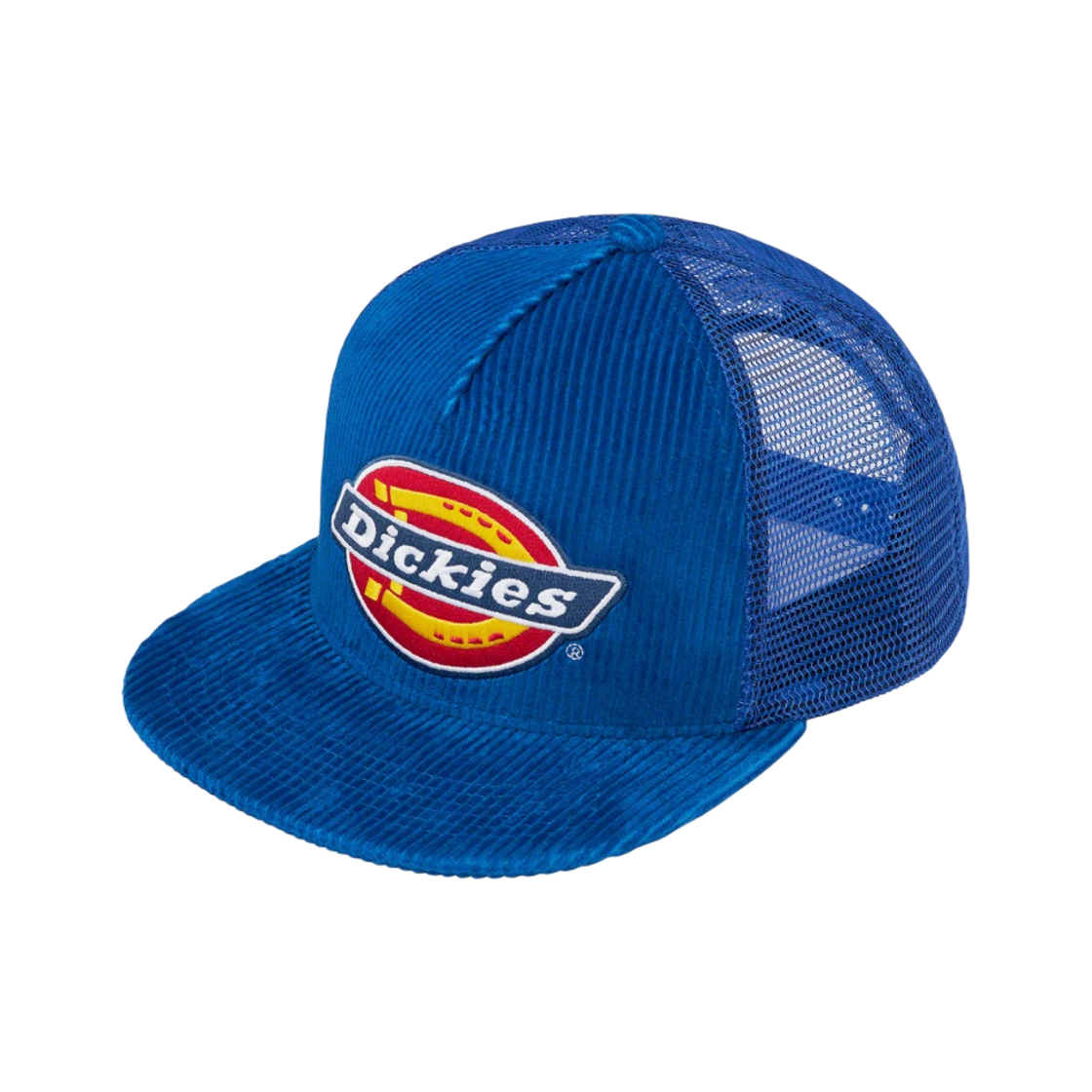 슈프림 x 디키즈 코듀로이 메쉬 백 5-패널 캡 로얄 - 22FW