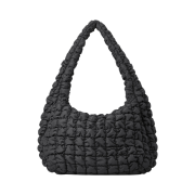 COS Quilted Oversized Shoulder Bag Dark Navy