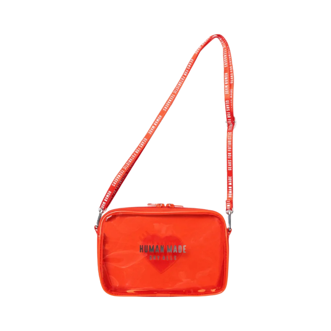 HM25GD058 Human Made PVC Pouch Medium Red - #2