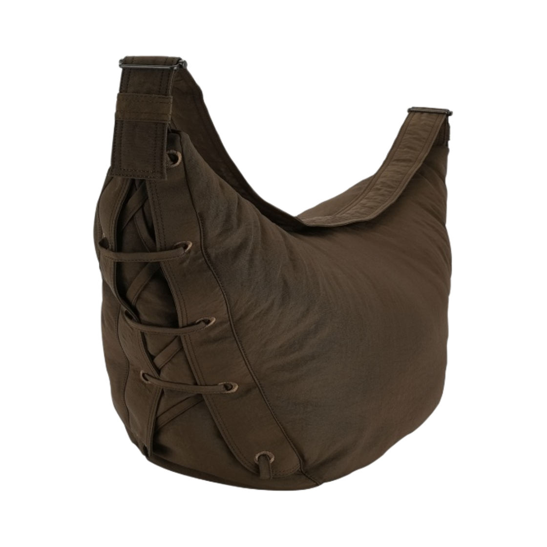 르메르 소프트 게임 백 나일론 캔버스 코비차 브라운(Lemaire Soft Game Bag Nylon Canvas Kobicha Brown) - 2