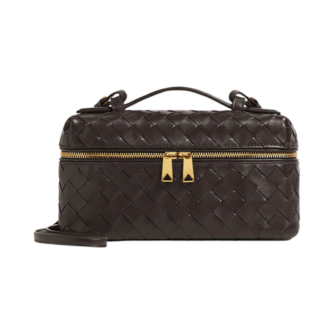 789109V3IV12132 Bottega Veneta Bang Bang Vanity Case Fondant