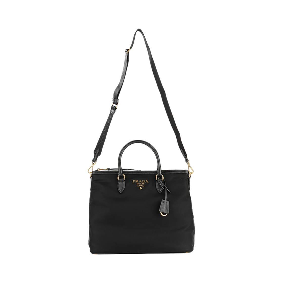 25SS PRADA ♦ ポコノ 2WAY トートバッグ1BC060 ZMY F0002 Prada Pocono 2Way Tote Bag Black | eBay