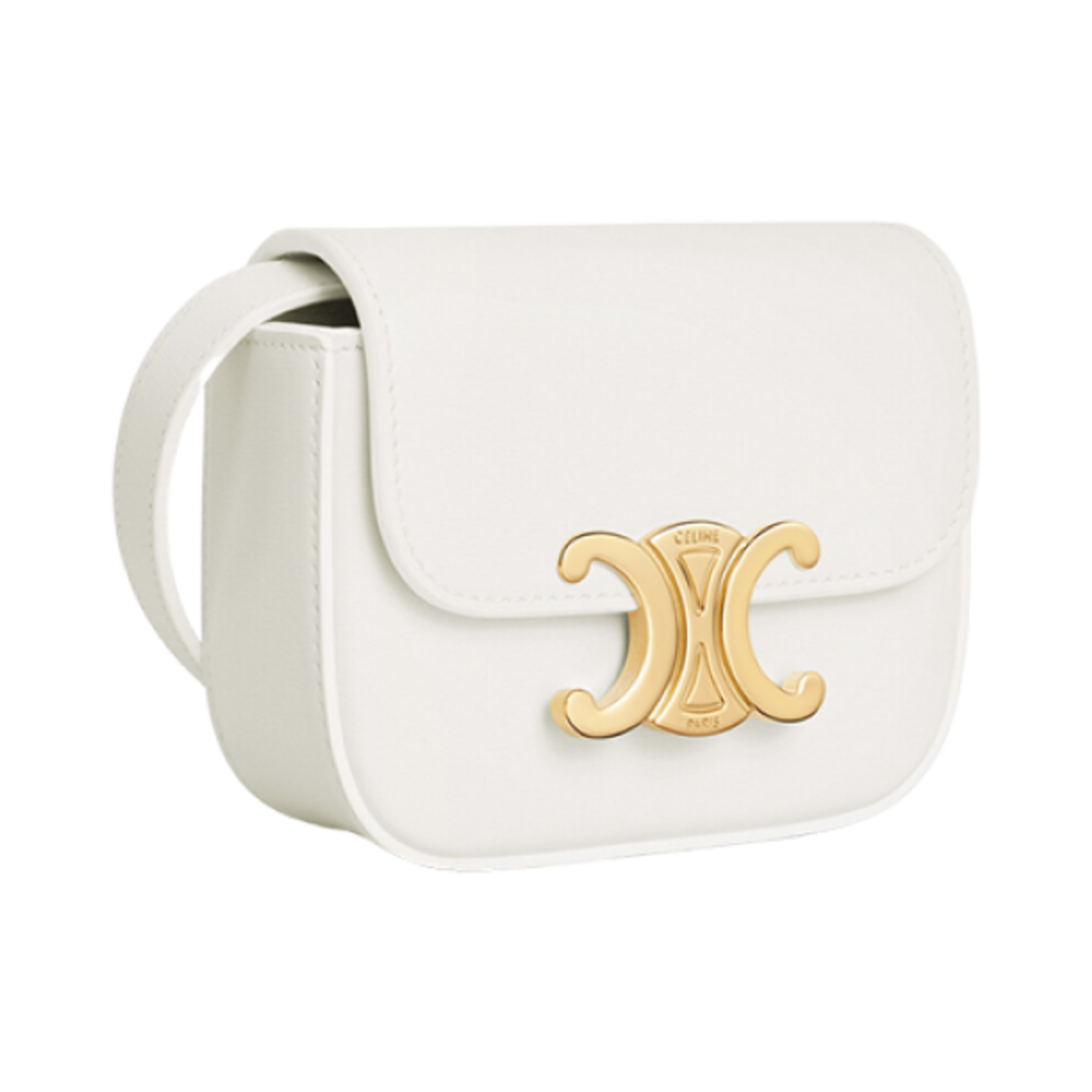 셀린느 미니 클로드 샤이니 카프스킨 화이트(Celine Mini Claude in Shiny Calfskin White) - 2
