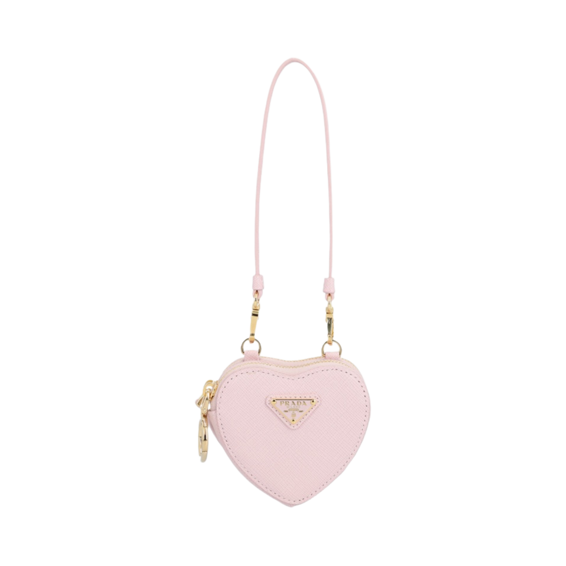 프라다 사피아노 레더 미니 파우치 알라바스터 핑크(Prada Saffiano Leather Mini Pouch Alabaster Pink) - 1