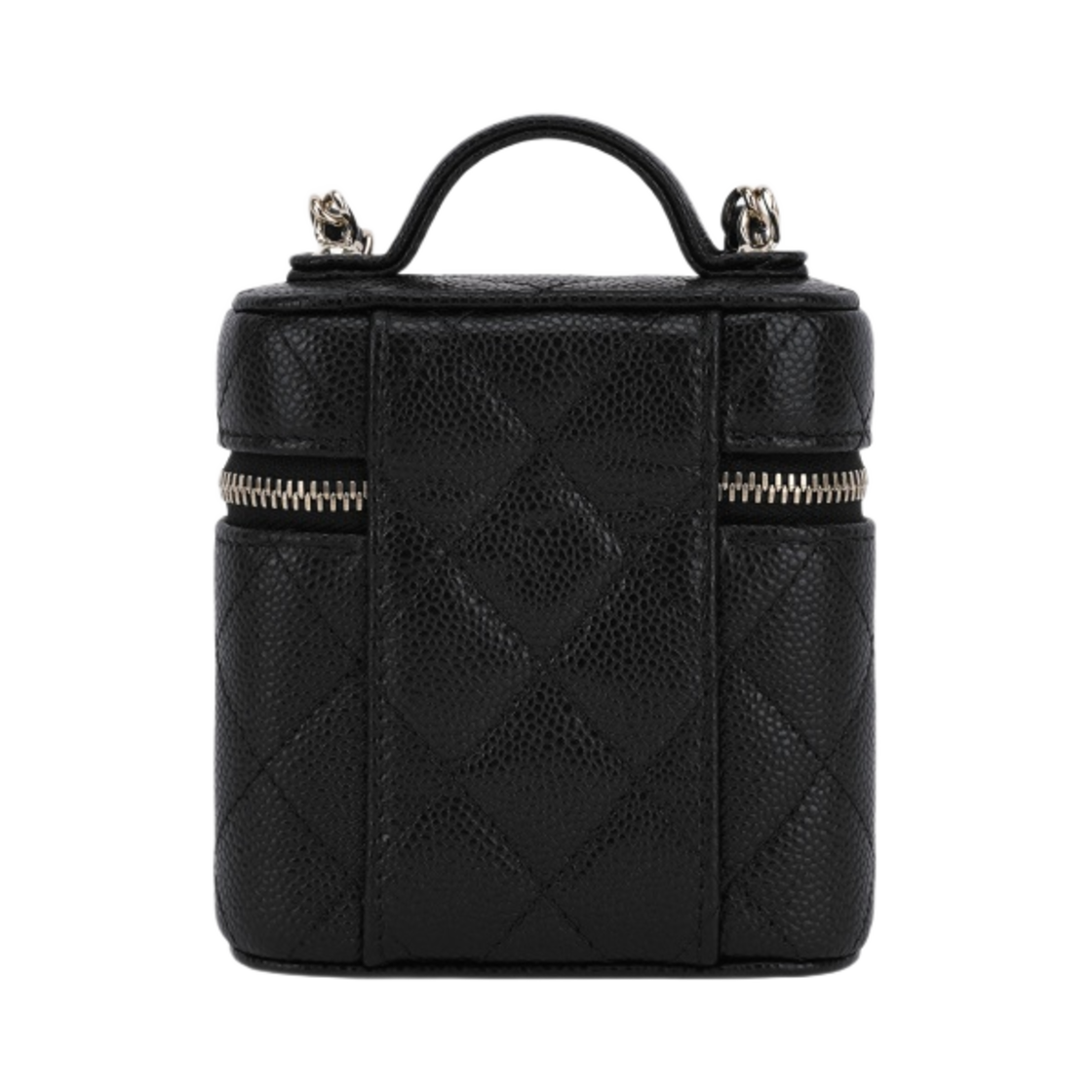 AP2503-B07186-94305 Chanel Small Vanity with Chain Grained Calfskin & Gold Black - #2