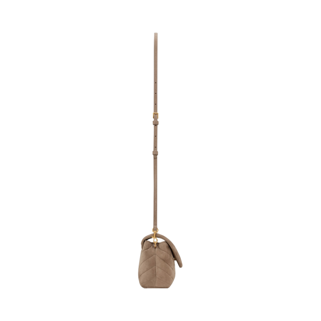 생로랑 마틀라세 Y 스웨이드 루루 토이 스트랩백 토프(Saint Laurent Loulou Toy Strap Bag in Mmtelasse Y Suede Taupe) - 2