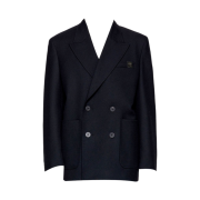 Wooyoungmi Wool Double Jacket Black - 23FW