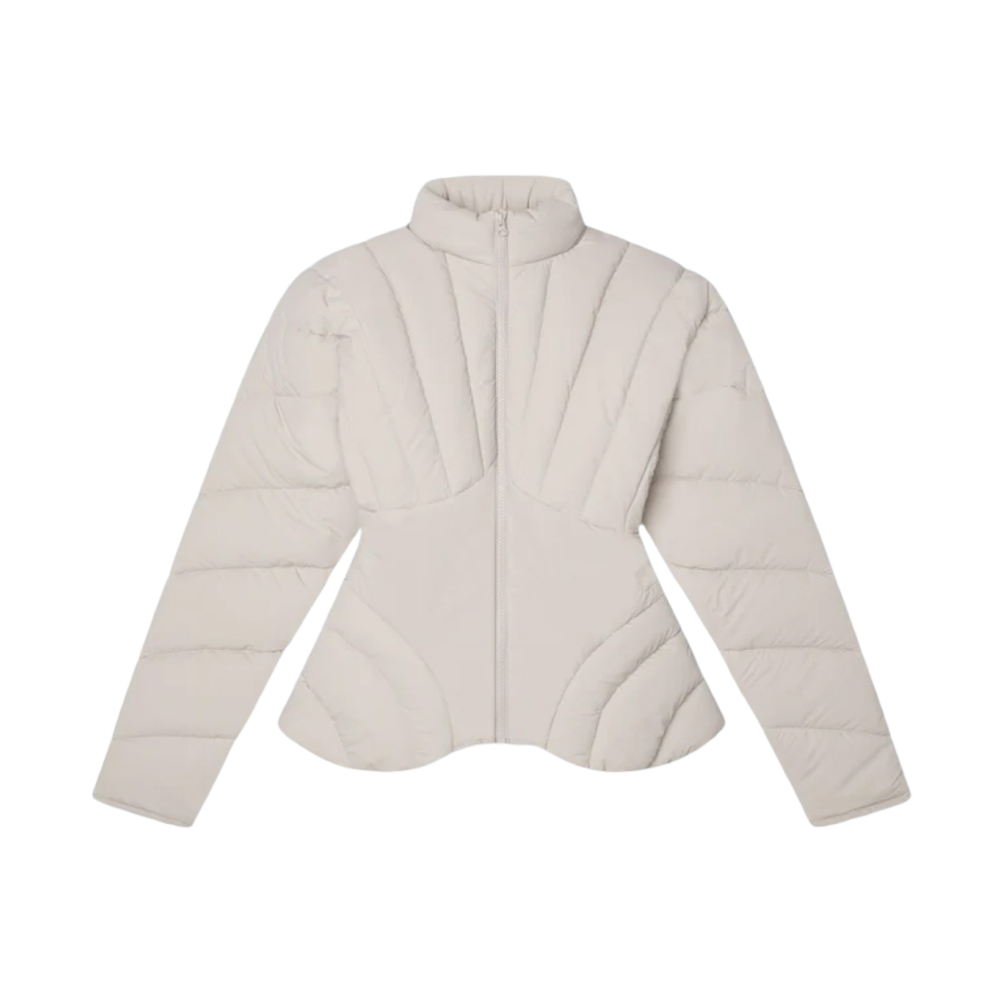 (W) 카이 스컬프티드 퍼퍼 자켓 스톤((W) Khy Sculpted Puffer Jacket Stone)