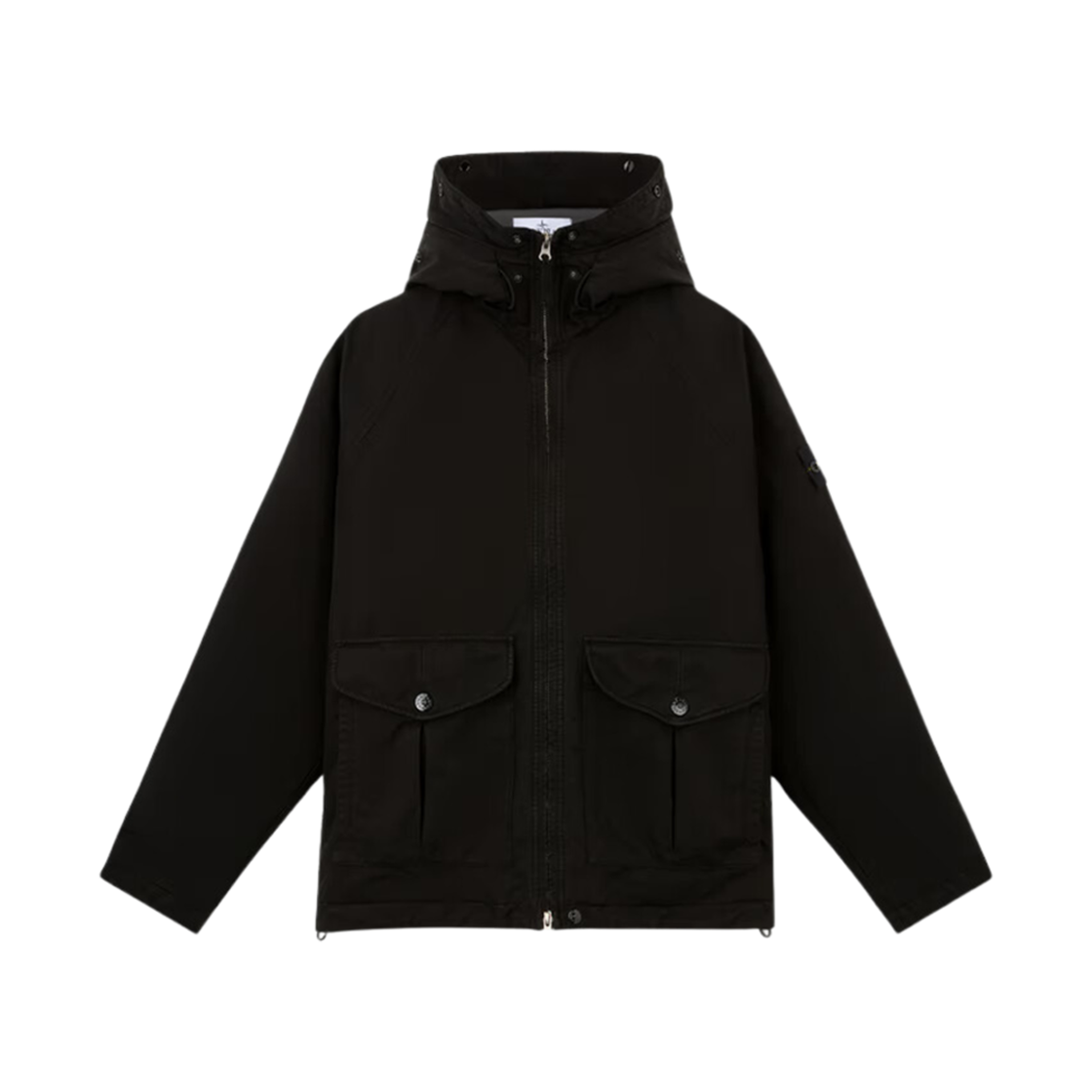 스톤 아일랜드 41649 데이비드 TC 후드 다운 파카 위드 안티 드롭 블랙 - 24FW(Stone Island 41649 David TC Hooded Down Parka with Anti Drop Black - 24FW)