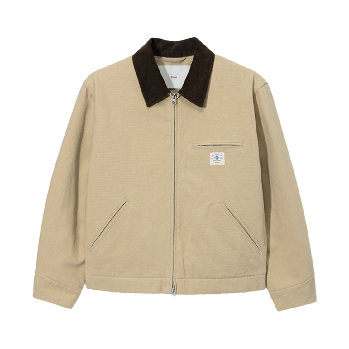 UDJU5A110I2 Dunst Unisex Vintage Canvas Work Jacket Beige