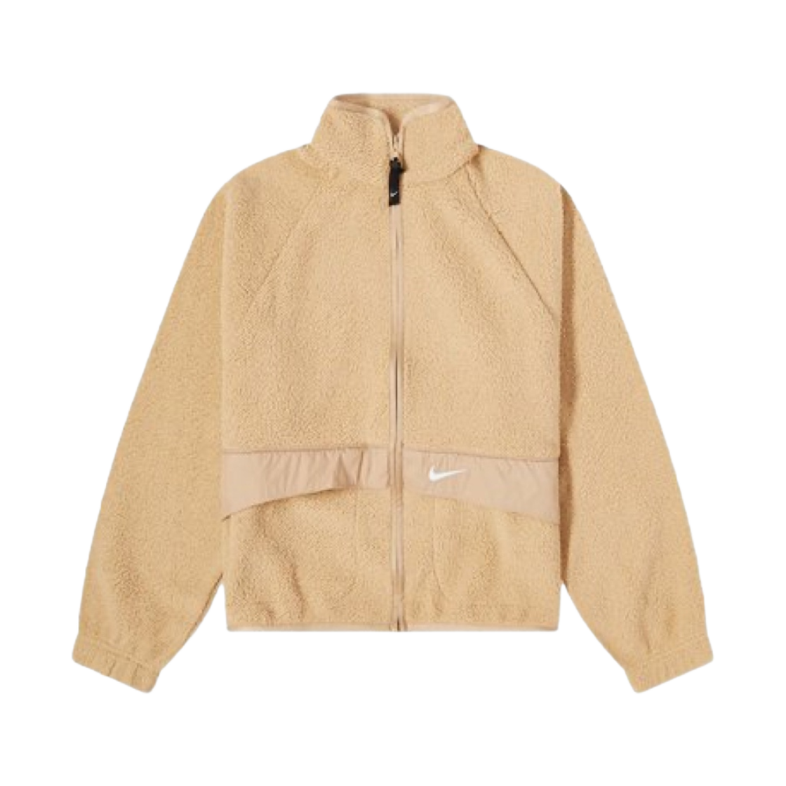 DO7761-200 (W) Nike NSW Essential Sherpa Fleece Jacket Hemp White - Asia