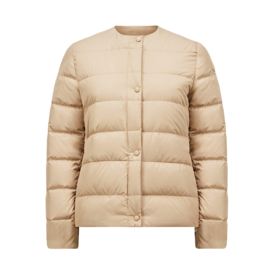 (W) 몽클레르 제르브 쇼트 다운 자켓 베이지 - 25SS((W) Moncler Gerbe Short Down Jacket Beige - 25SS) - 1