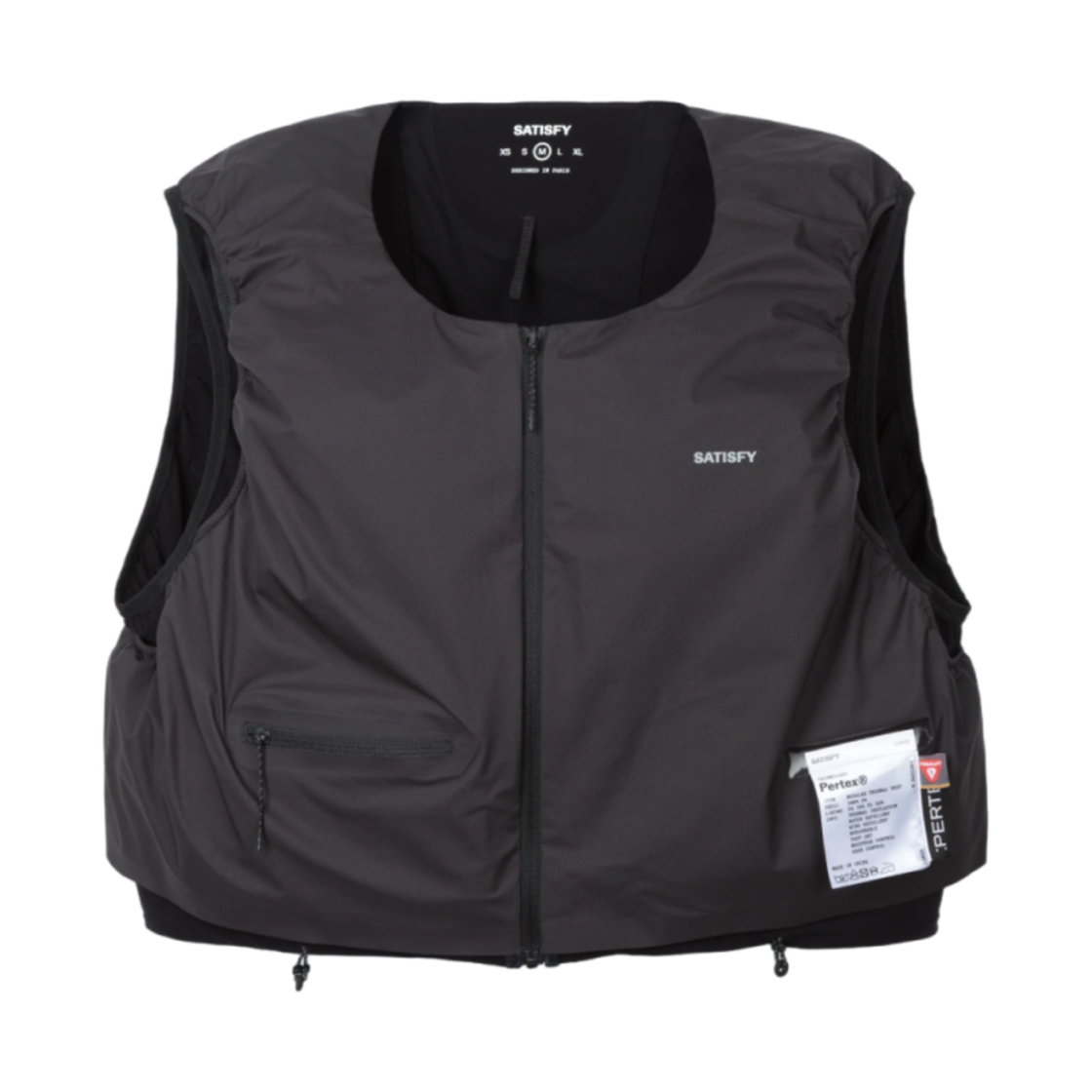 새티스파이 퍼텍스 모듈러 써멀 베스트 블랙(Satisfy Pertex Modular Thermal Vest Black)