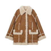 (W) Matin Kim Reversible Mustang Jumper Camel