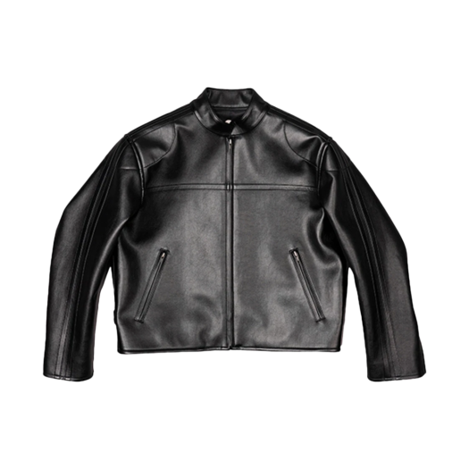 DARED-P0000DIX Dared Sporty Racing Leather Jacket