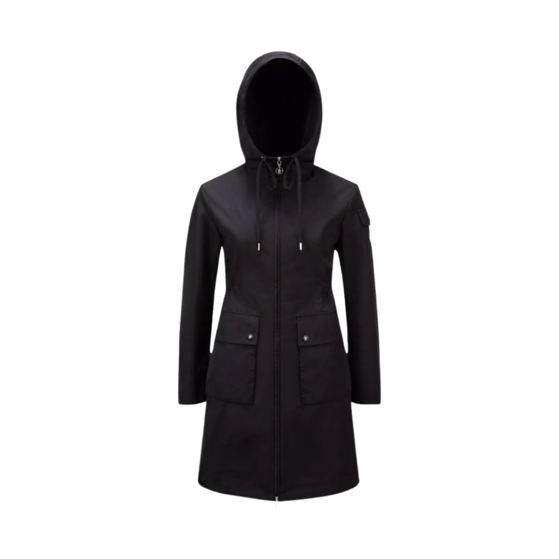 J1-093-1C00019-549P3-999 (W) Moncler Laerte Parka Coat Black - 24SS