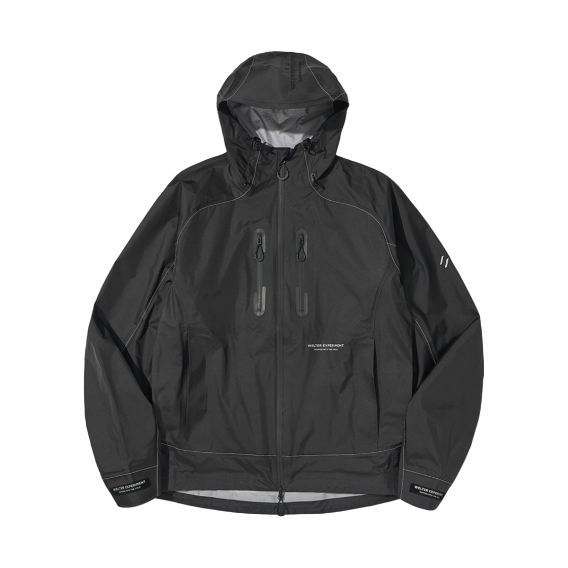 WOL055 Welter Experiment 3Layer Reflective Stitch Jacket Black
