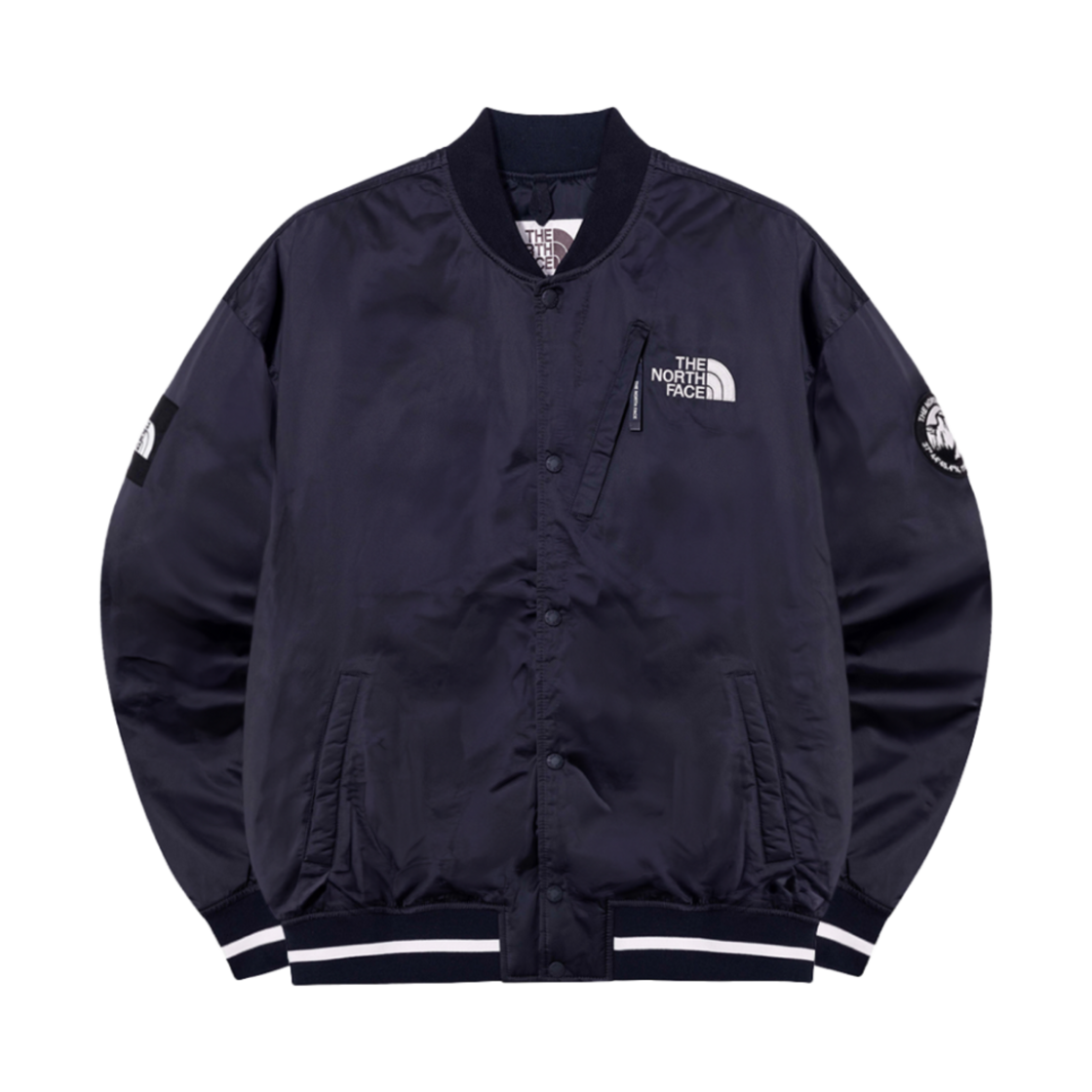 NJ3NQ60K The North Face Player Varsity Jacket Navy - 24FW