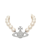 Vivienne Westwood Neysa Pearl Choker Silver
