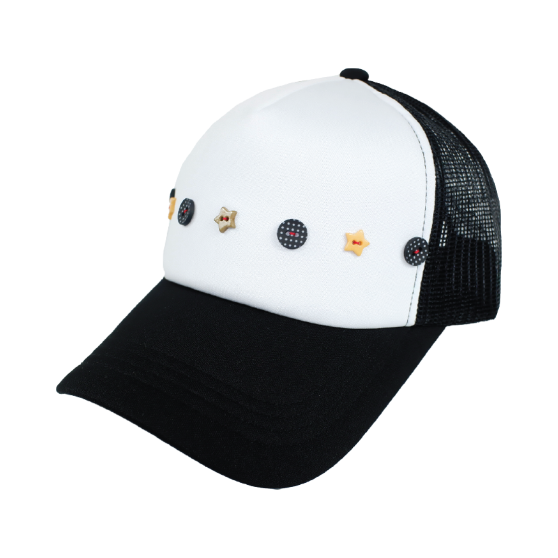 애프터누드 애프터 버튼 캡 블랙(Afternude After Button Cap Black)