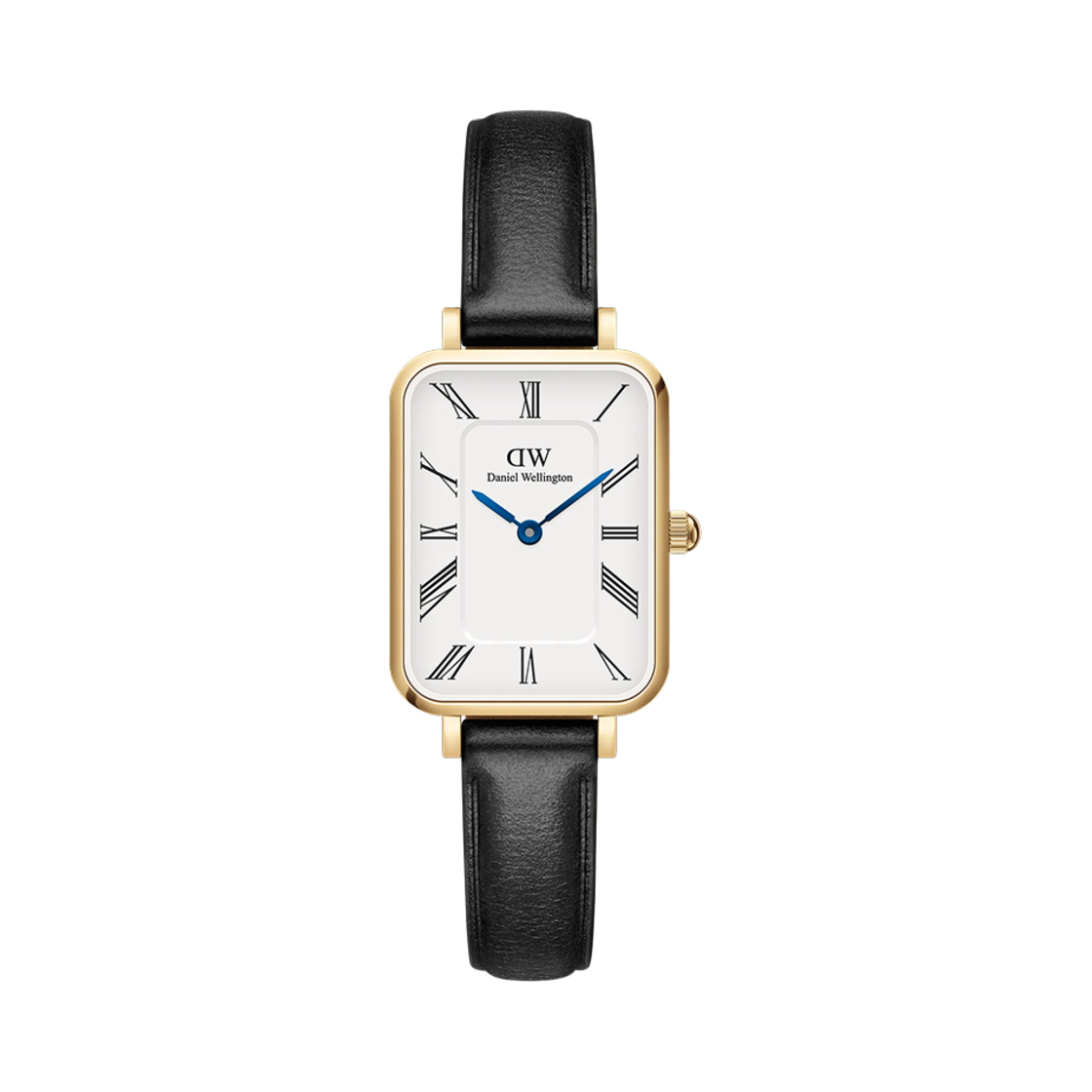 다니엘 웰링턴 20 x 26mm 콰드로 로만 누메랄 쉐필드 골드