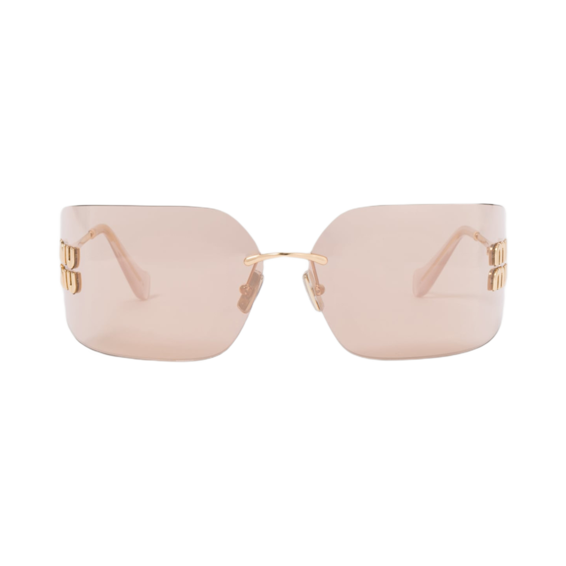 (W) 미우 미우 런웨이 선글라스 로즈 골드 렌즈((W) Miu Miu Runway Sunglasses Rose Gold Lenses) - 2