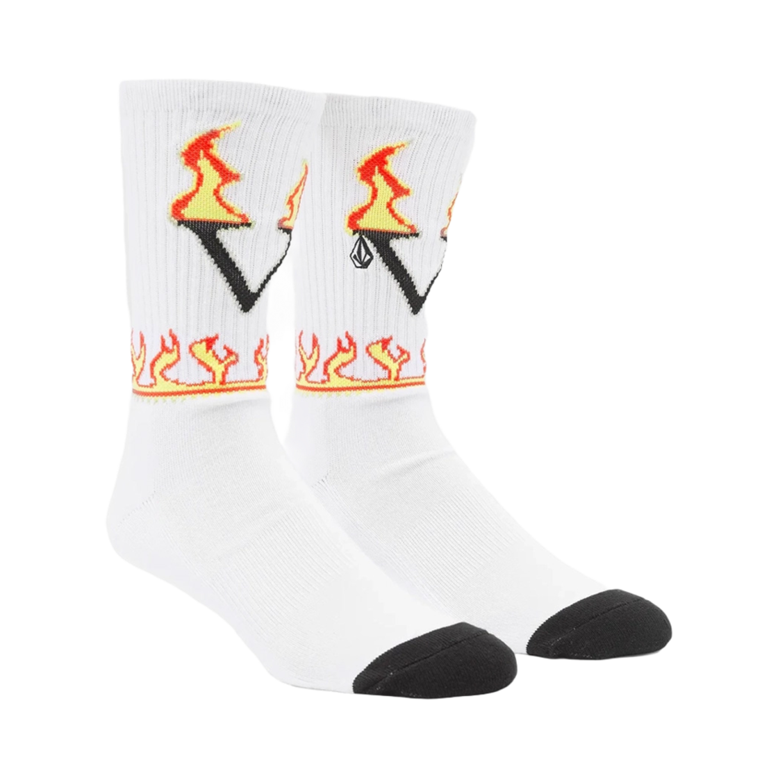 VU243SO001WH Volcom Fergadelic Sock White