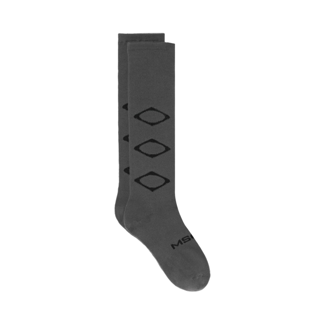 미스치프 롬버스 니삭스 차콜(Mischief Rhombus Knee Socks Charcoal)