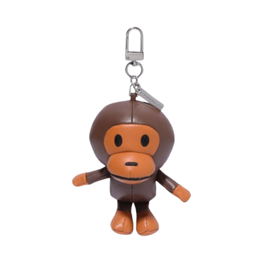 2K30-182-005 BAPE Baby Milo Plush Doll Keychain Brown