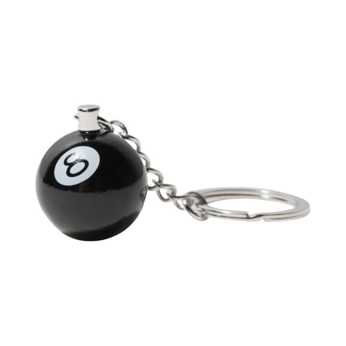 스투시 8볼 키체인 블랙(Stussy 8 Ball Keychain Black)