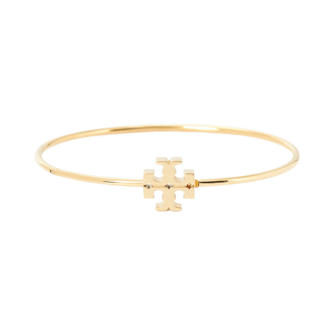 157954-720 (W) Tory Burch Eleanor Hinged Cuff Bracelet Gold