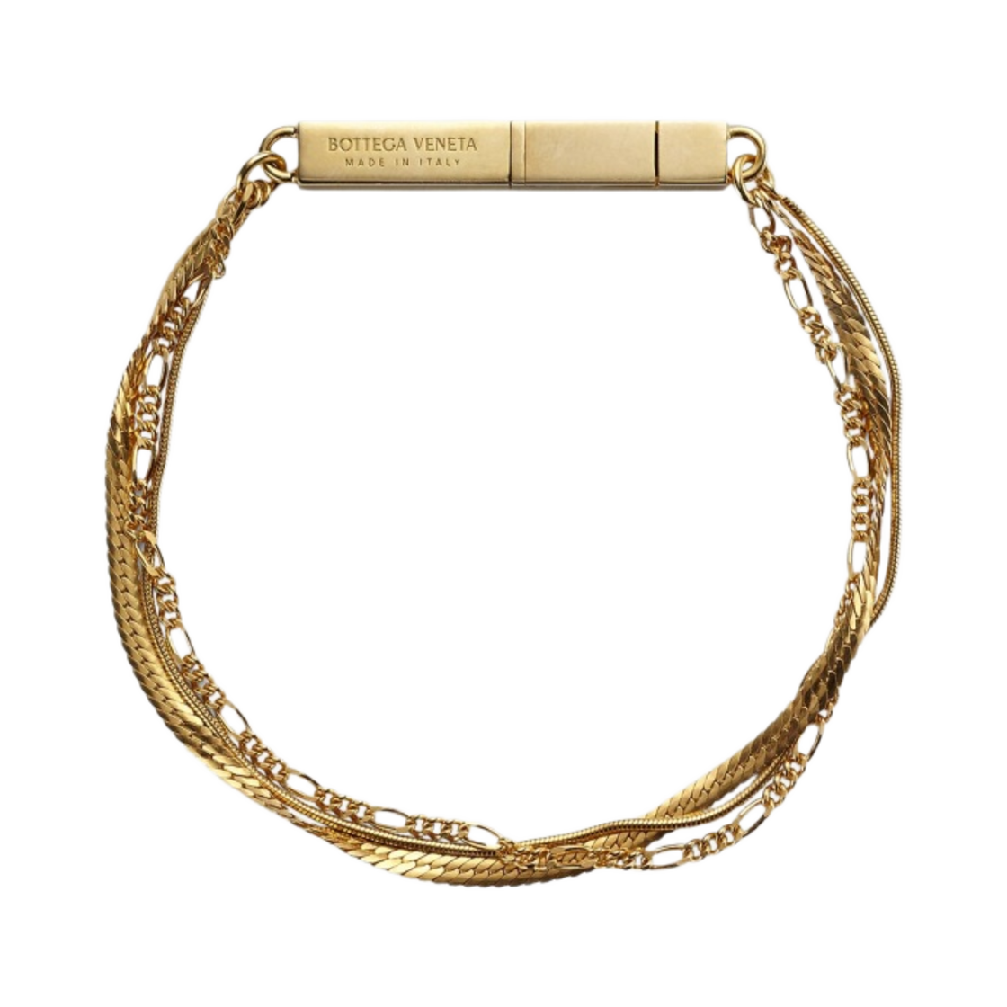 보테가 베네타 체인 브레이슬릿 옐로우 골드(Bottega Veneta Chains Bracelet Yellow Gold) - 1